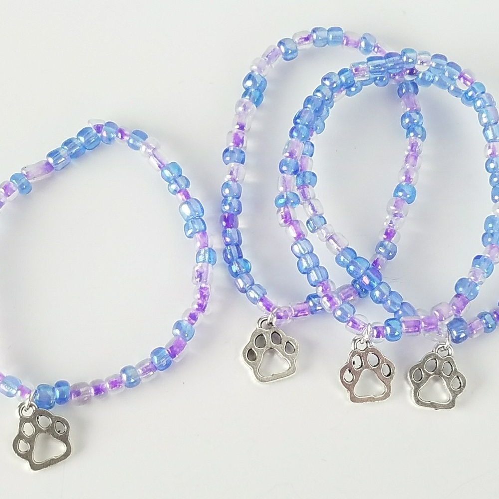 3/$15 Paw Charm Bracelets - Picture 3 of 4